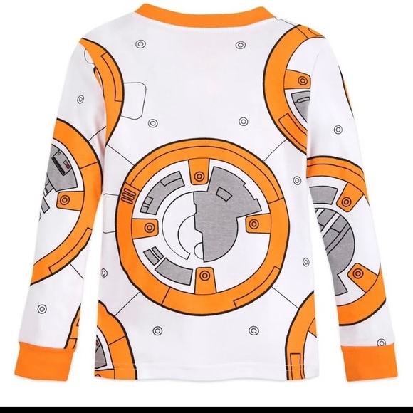 BB-8 Costume PJ PALS for Boys Star Wars Disney Youth Toddler Sleepwear Size 2 - Picture 9 of 10
